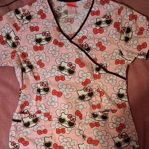 Hello Kitty Pink and Black Kids Tee